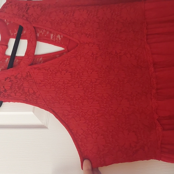 Torrid Lace Babydoll Tank 5x - Picture 6 of 11